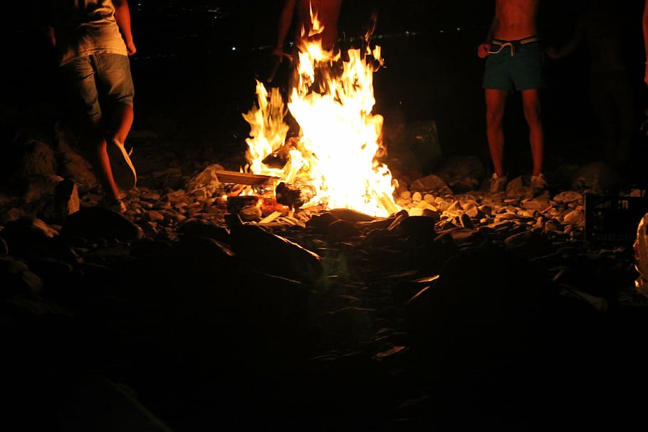 fire, flames, bonfire, burning, flame, torches, heat, celebration, heat - temperature, fire - natural phenomenon