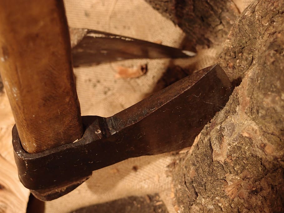 axe, hatchet, traditional, agriculture, lena, close-up, metal, indoors, rusty, still life