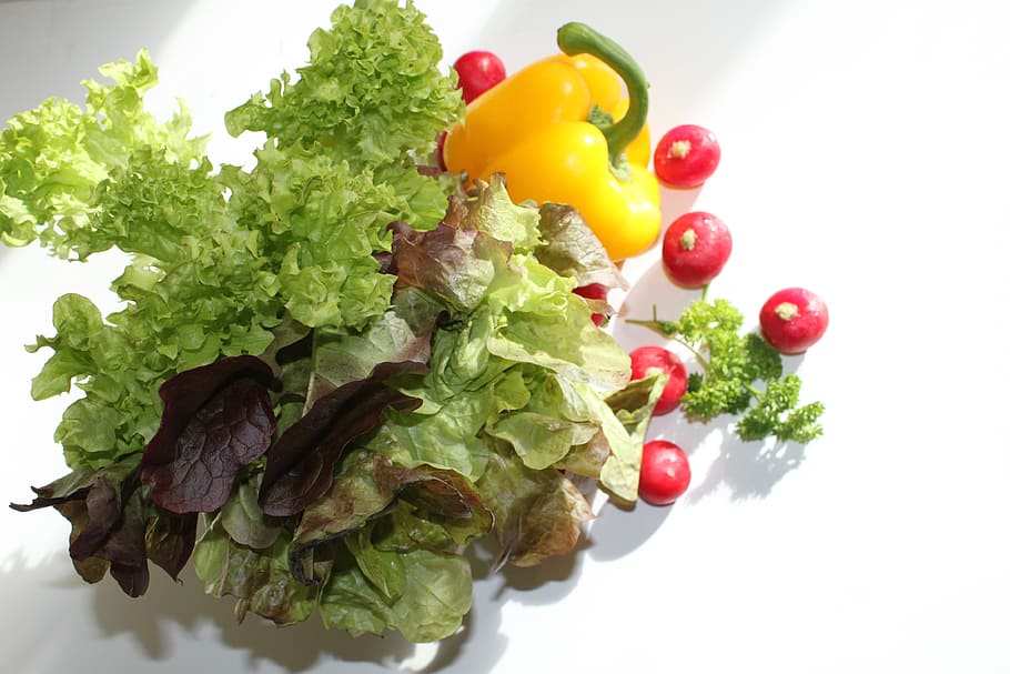 bunch of vegetables, Vegetables, Health, Vitamins, food and drink, healthy eating, vegetable, lettuce, food, tomato
