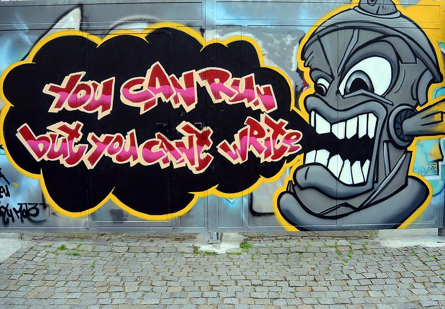 Arte de rua, arte, grafite, pintura de parede, arte urbana, alternativa, pulverizador, berlim, kreuzberg, objetivo