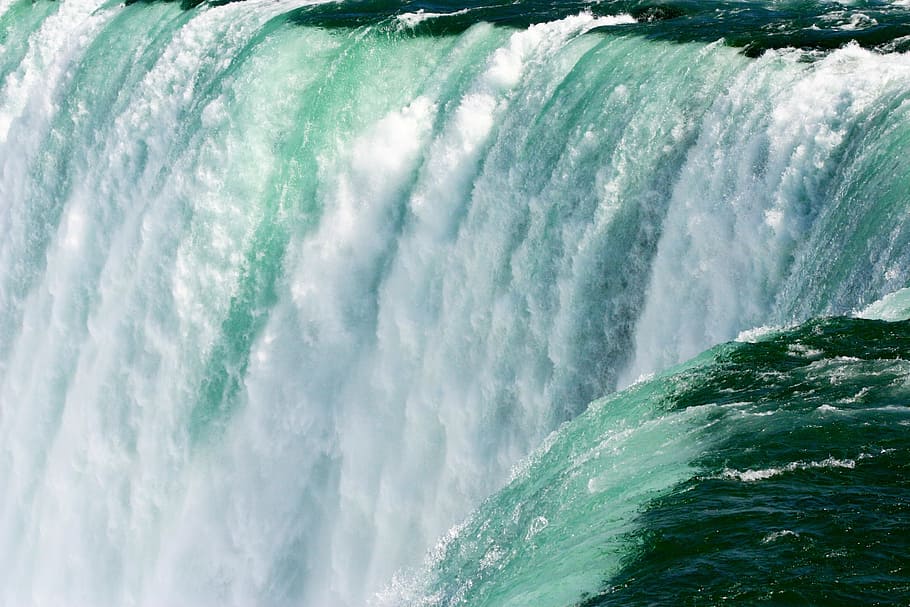 body of water, water, waterfalls, niagara, niagara falls, ontario, canada, usa, motion, beauty in nature