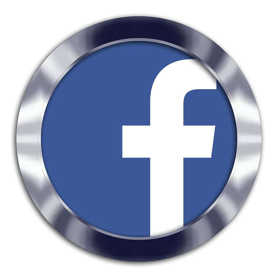 facebook logo, facebook, social media, communication, social, media, symbol, icon, blue, shape