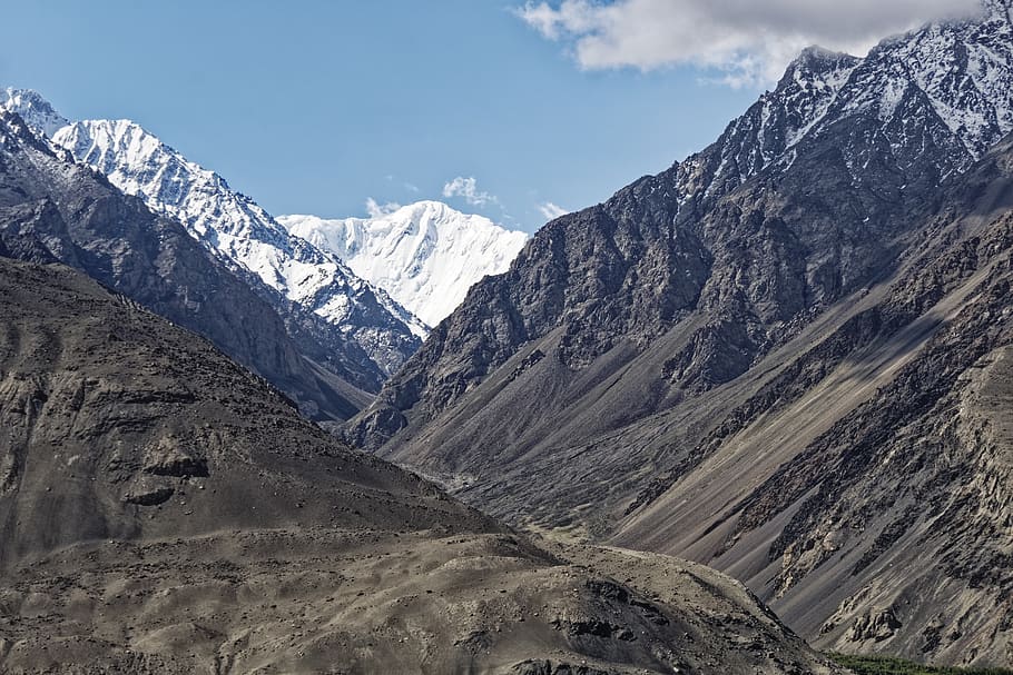 afghanistan, hindu kush, lunkho e dosare, high mountains, pandsch river, pandsch valley, landscape, mountains, river, water