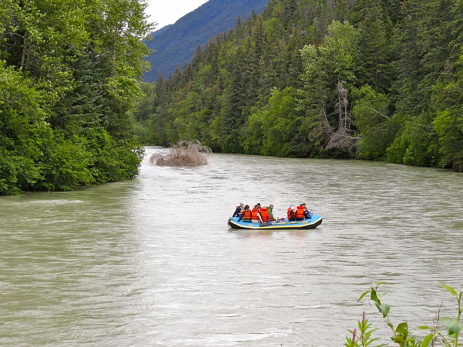 going, People, Going down, River, Alaska, landscape, landscapes, outdoors, public domain, United States
