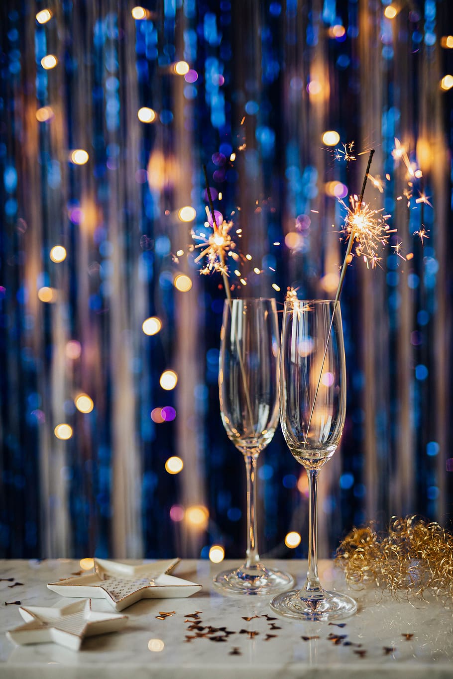 ano novo, festa, vidro, véspera de ano novo, plano de fundo, champanhe, frio, novo, ano, véspera
