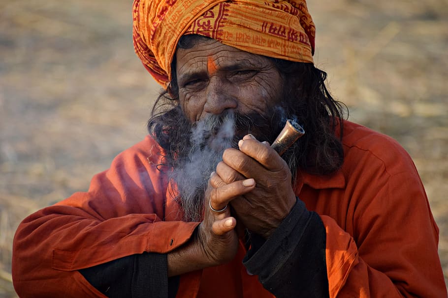 sadhu, hermit, india, guru, beard, hair, culture, portrait, yogi,  spirituality | Pxfuel