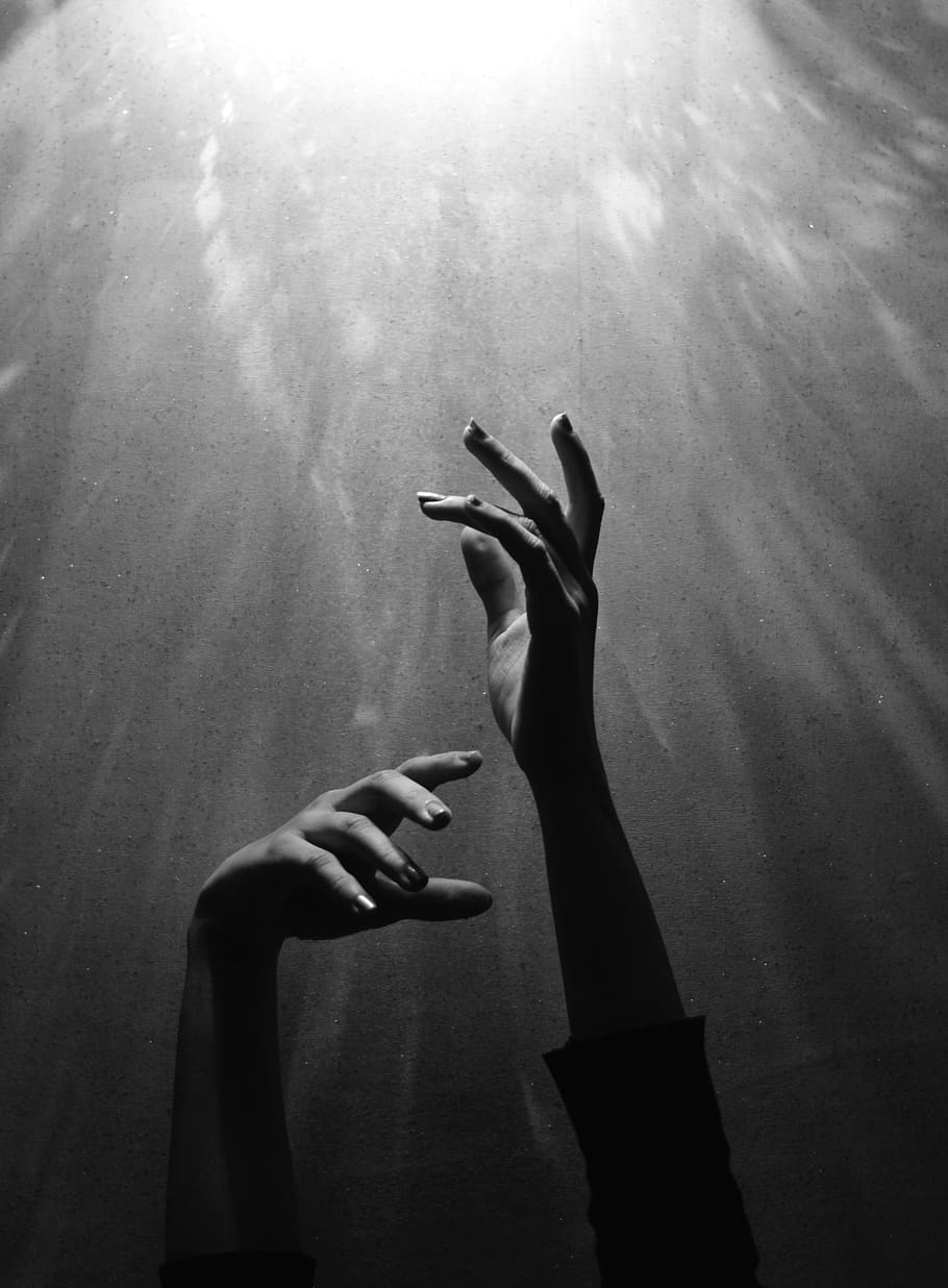 hands, darkness, light, creative, artistic, gloomy, mysterious, energy, supernatural, abstract