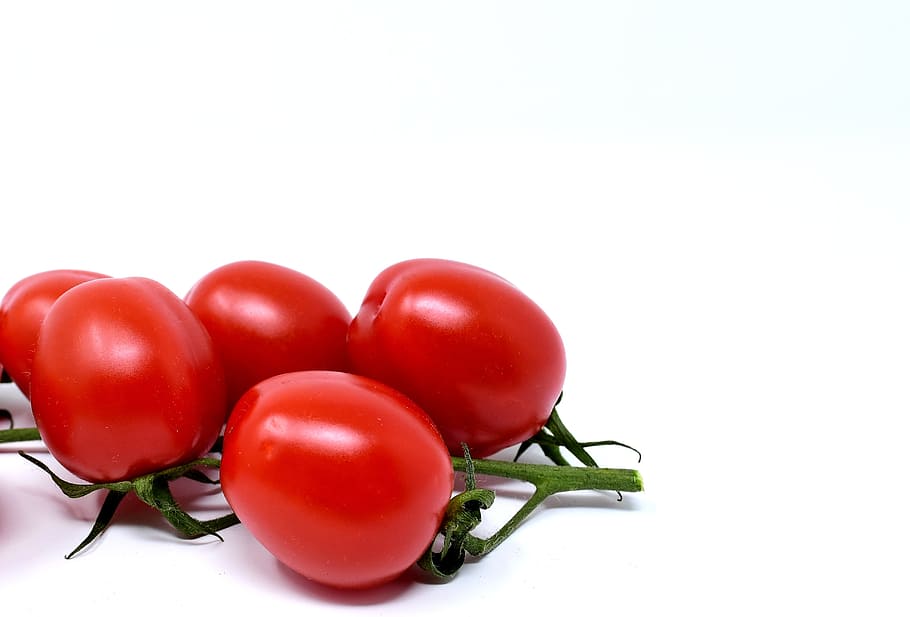 tomatoes, trusses, red, vegetables, food, vegetarian, healthy, tomatenrispe, vegan, bush tomatoes