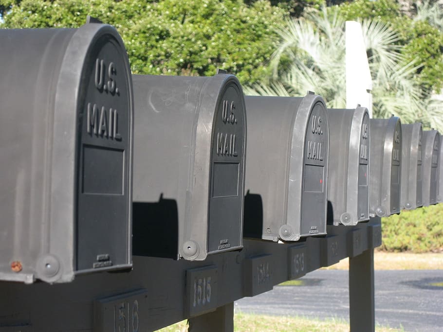 Mailbox, Mail, Post, Box, Communication, post, box, postal, delivery, letterbox, postbox