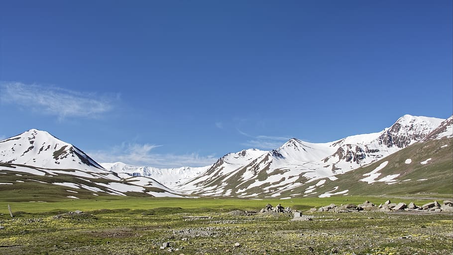kirguistán, alabel pass, pass, mountain pass, montañas, cordillera suusamyrtoo, talas alatau, cordillera, paisaje, naturaleza