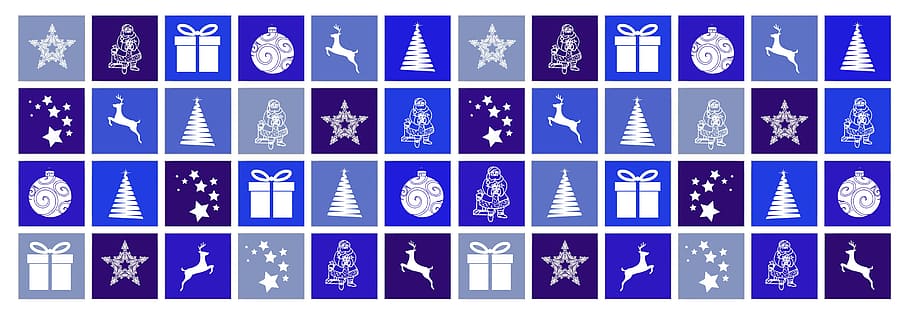 blue, white, gray, stickers, christmas, map, innovative, modern, symbols, santa claus