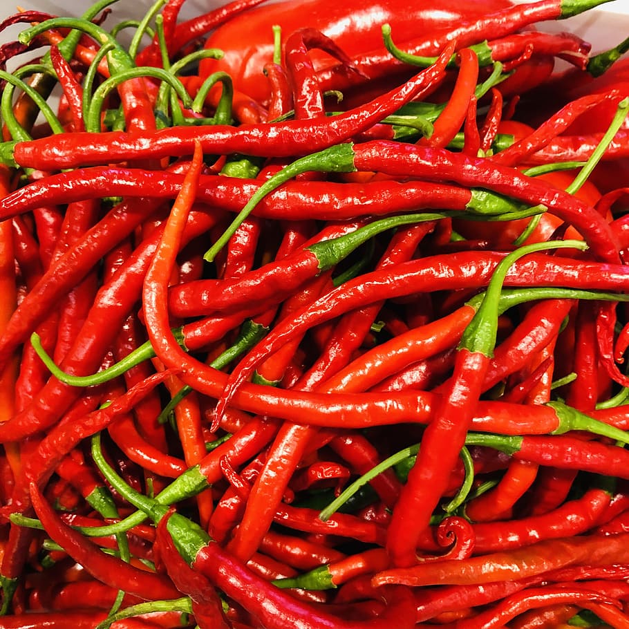 red, peppers, cayenne, hot, heat, spicy, mexican, food, chili, ingredient