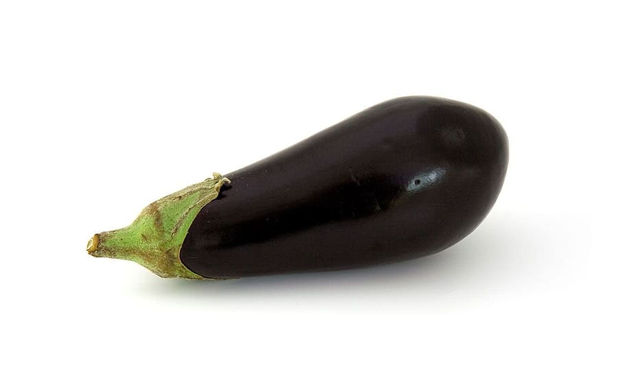 purple, white, surface, Eggplant, white surface, aubergine, brinjal, vegetable, culinary, raw