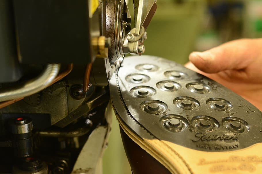 靴, 手作り, イタリア製, 履物, イタリア, ミラノ, ゴム, 男の靴, 裁縫, 機械