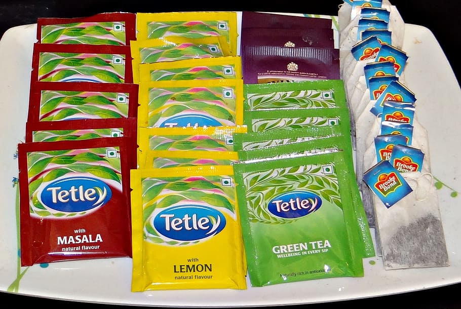 tea-bag, dip-tea, drink, beverage, teabag, india, food, multi colored, text, communication