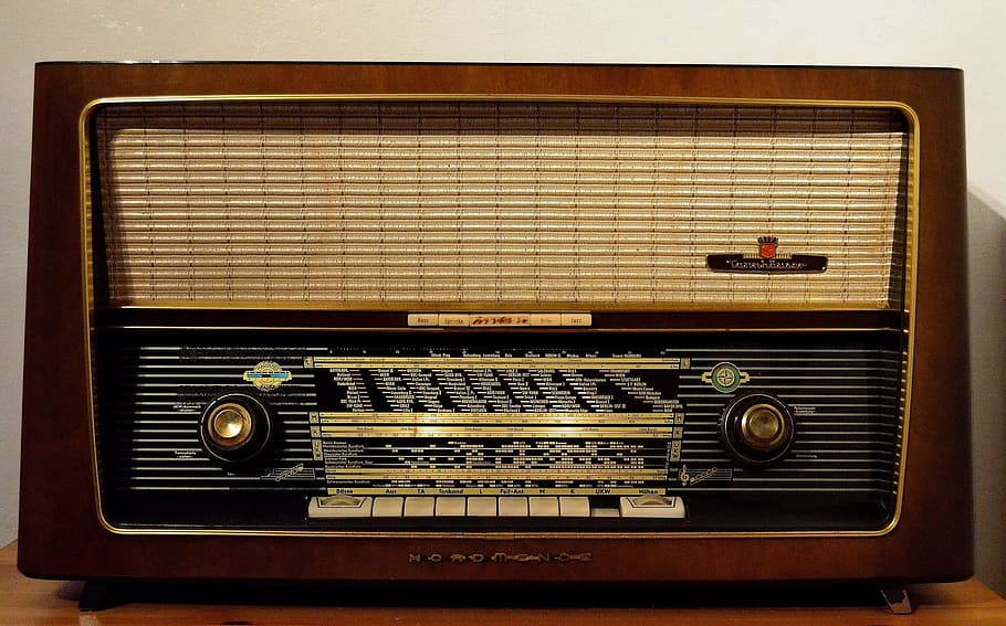 Radio, Tube, Switched, radio, tube radio, radio device, frequency, transistor radio, antique, nostalgia, transmitter