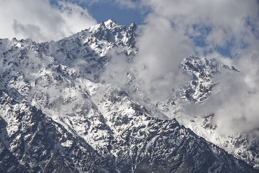 tajikistan, province of mountain-badakhshan, pamir, high mountains, pandsch valley, landscape, nature, summit, mountains, snow
