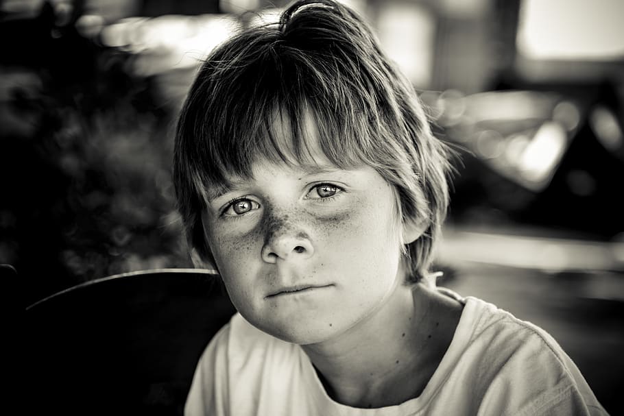 boy, portrait, adult, brutal, sweet, headshot, child, childhood, one person, looking at camera
