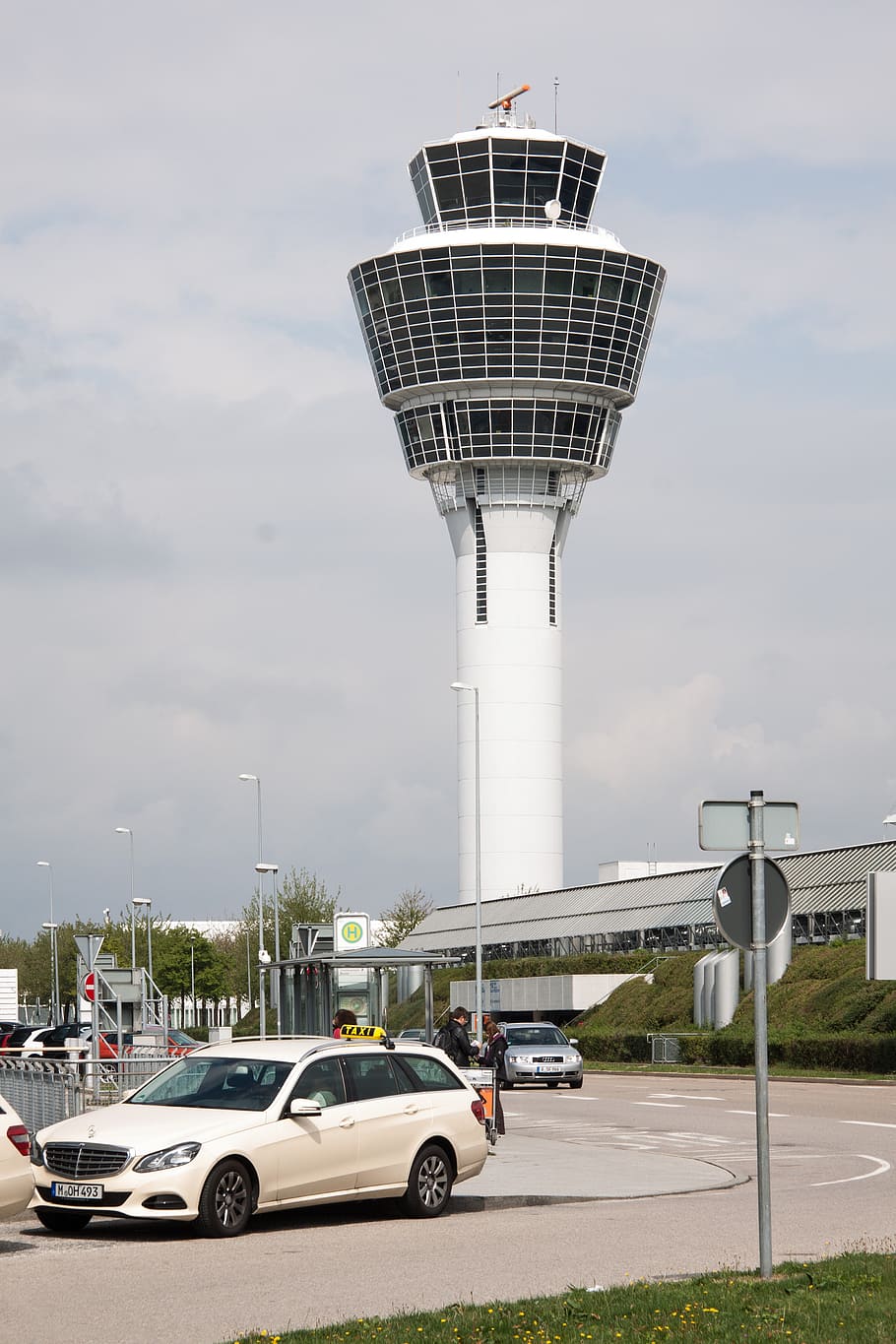 airport, international, munich, architecture, building, transport, control tower, tower, air monitoring, atc unit