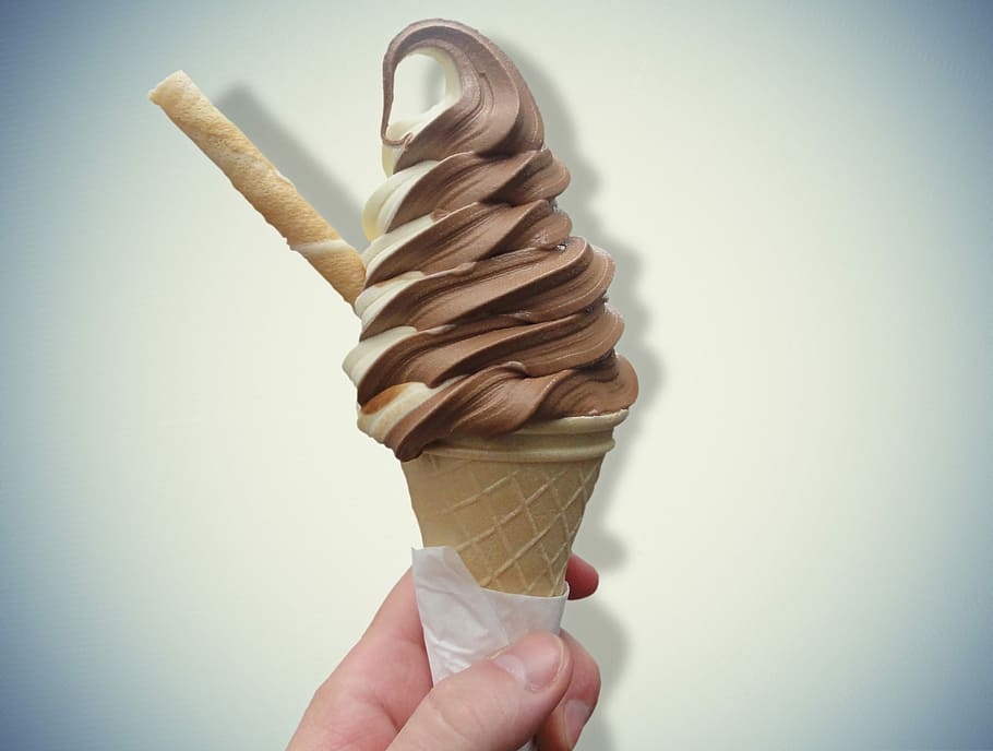 氷, アイスクリーム, デザート, シャーベット, 食べる, 寒さ, 夏, アイスチョコレート, クリーム, チョコレート