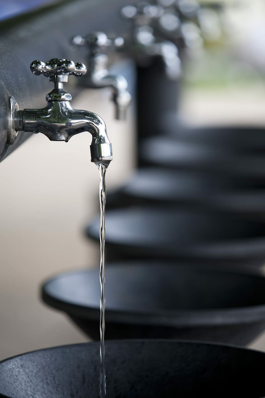 selective, focus photography, water, flowing, Faucet, Water, Power, Drinking Water, power, park, thirst