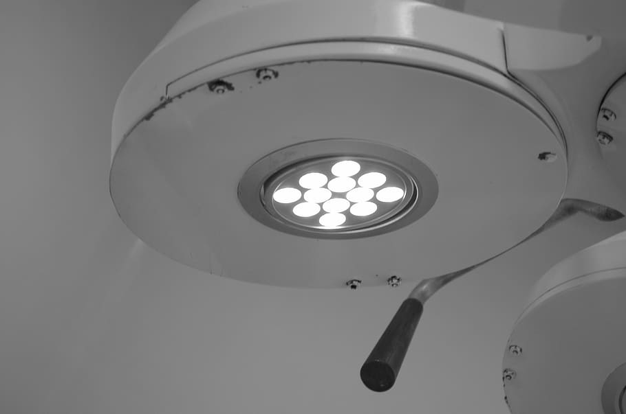 white, medical, equipment light, operating room, surgery, bless you, lighting equipment, indoors, ceiling, low angle view