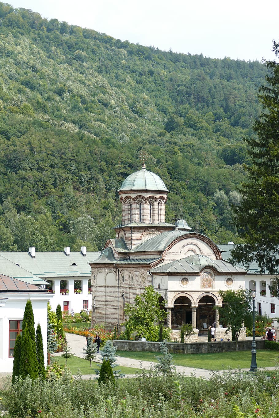 monasterio, cozia, arquitectura, iglesia, calimanesti, rumania, ortodoxo, cristiano, cristianismo, transilvania