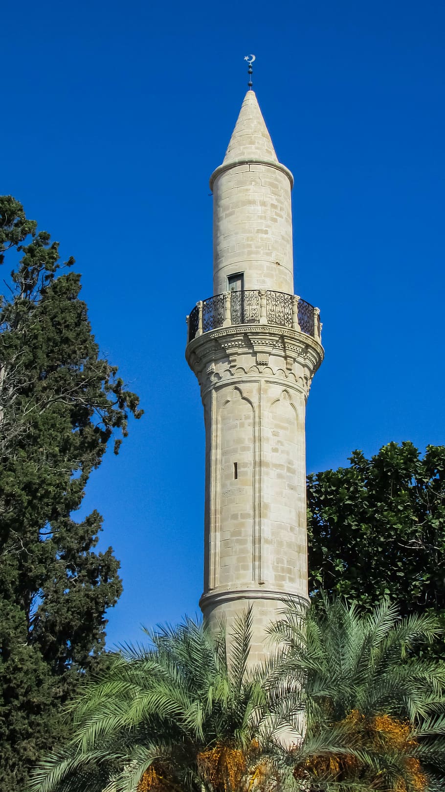 minaret, mosque, architecture, ottoman, islam, religion, larnaca, cyprus, sky, built structure
