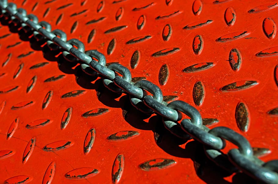 Iron, Background, Chain, Sheet, Metal, sheet, metal, steel, solid, design, red color