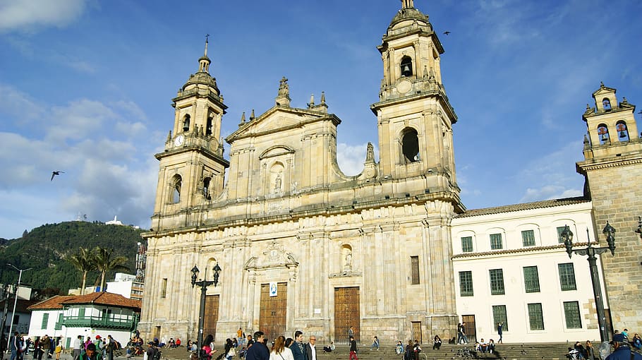 bogotá, plaza de bolivar, colombia, built structure, architecture, building exterior, religion, place of worship, spirituality, belief