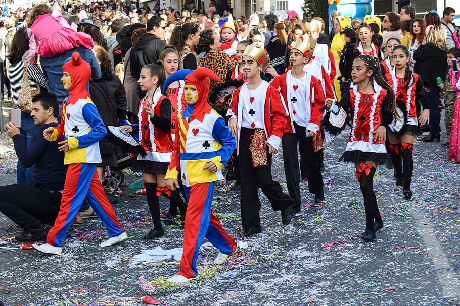 Carnival, Parade, Kids, Masquerade, carnival, parade, costume, fun, entertainment, fest, famagusta carnival