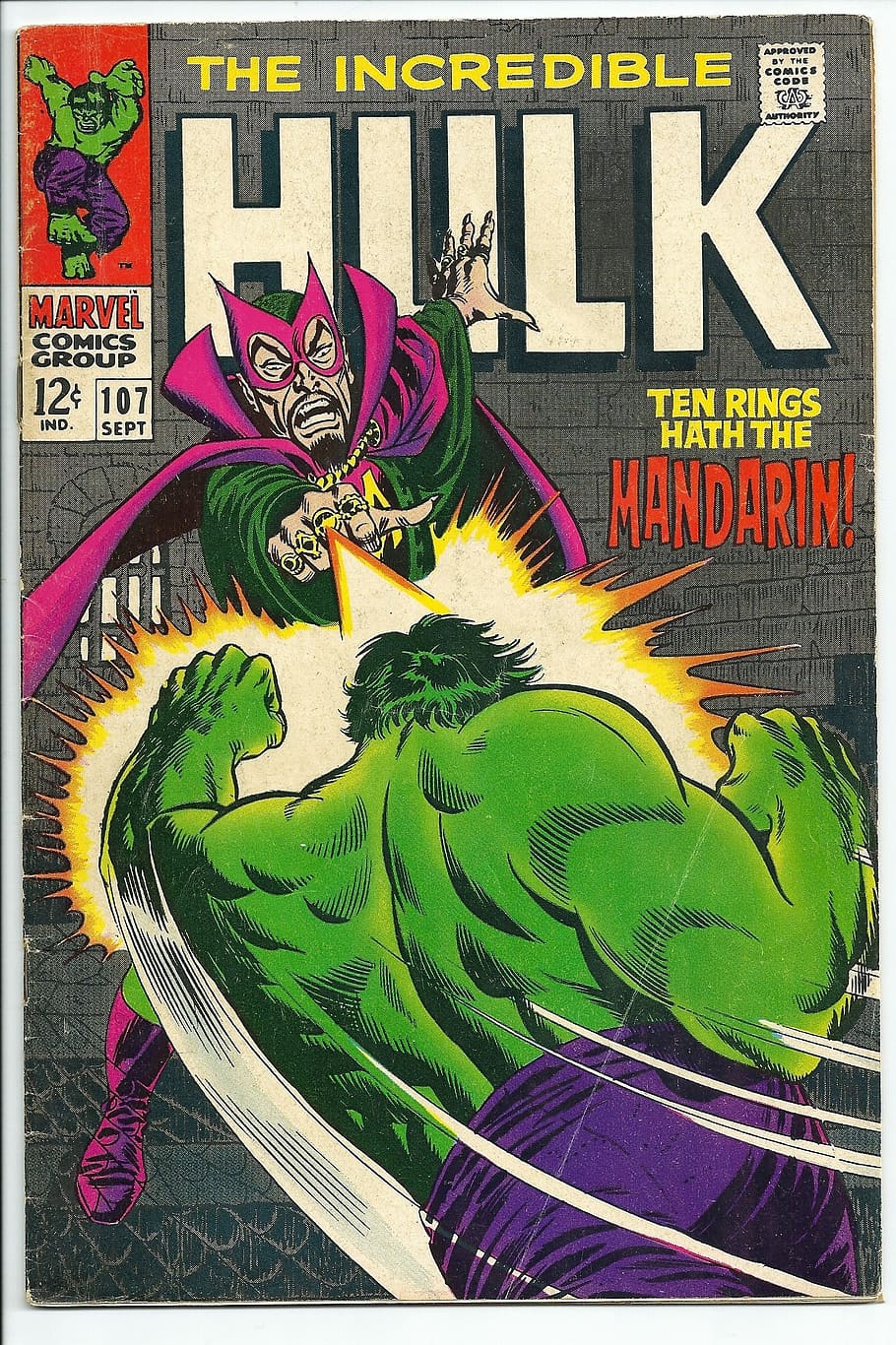 increíble, Hulk, cómic, libro, The Hulk, vintage, arte, ilustración, retro, imagen