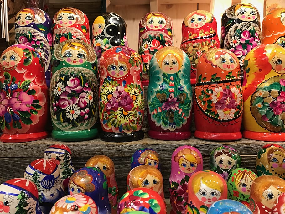 matroschka, russian dolls, dolls, art and craft, multi colored, choice, variation, representation, creativity, craft