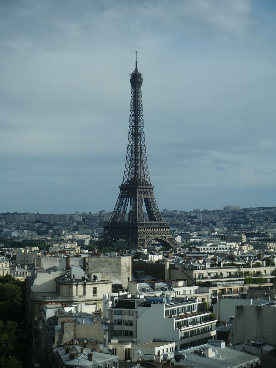 ciudad, panorama, París, Francia, edificios, ver, arquitectura, panorama de la ciudad, turismo, edificio