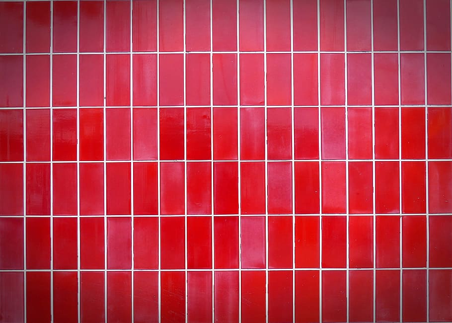 close, red, tiles, tile, wall, background, pattern, texture, structure, red background