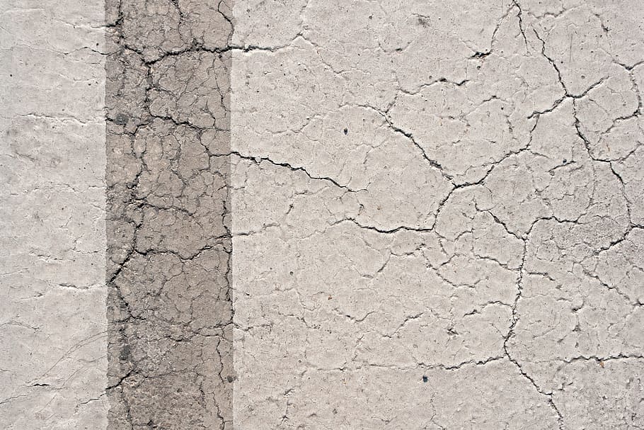 concrete, road, dual, two color, pattern, dirty, rough, desktop, old, cracked