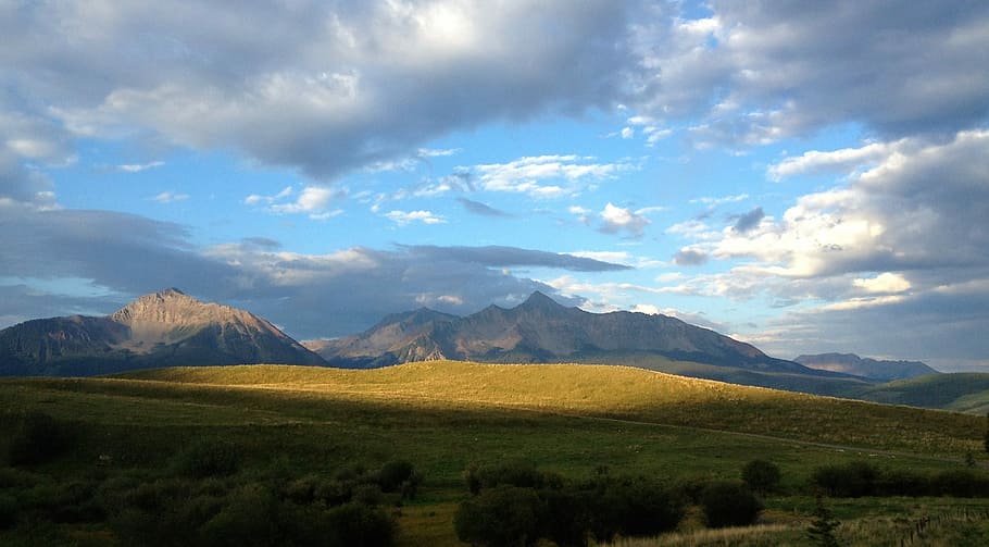 Pegunungan, Colorado, langit, pegunungan san juan, puncak wilson, pemandangan, lanskap, alam, keindahan di alam, ketenangan