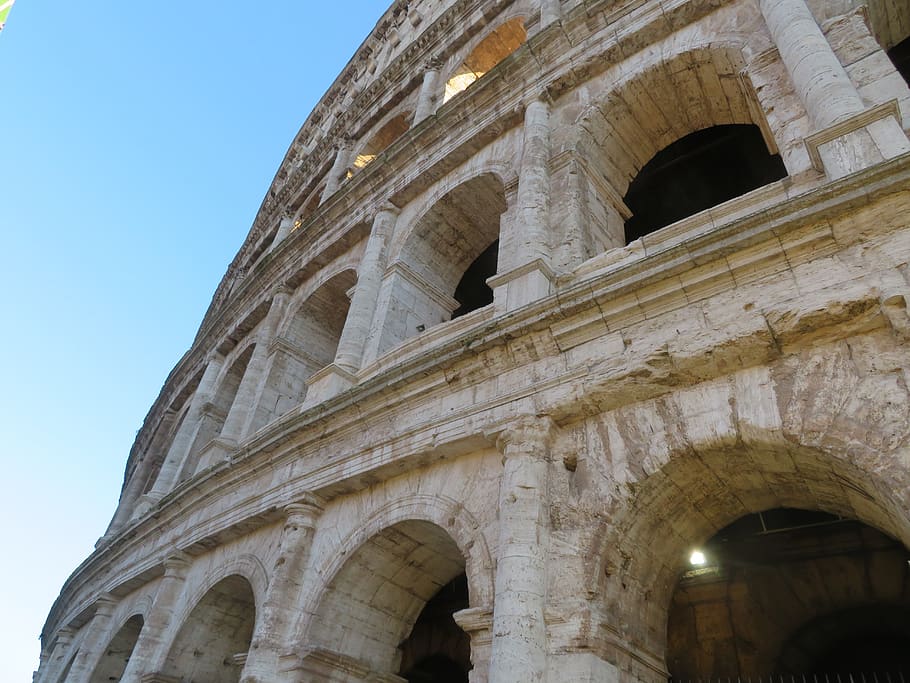 colloseum, rome, italy, arena, tourism, ancient, architecture, old, roman, history
