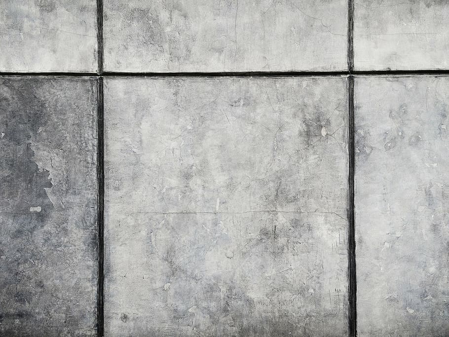 gris, hormigón, pavimento, durante el día, pared, diseño, arquitectura, fondos, patrón, piso