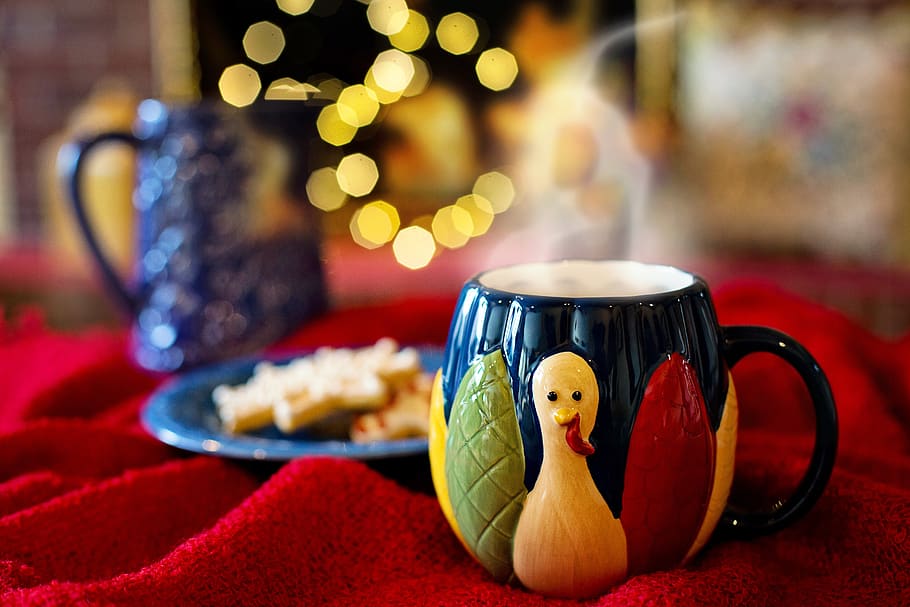 thanksgiving, mug, hot chocolate, hot cocoa, hot coco, cozy, warm, inviting, relaxing, relaxation