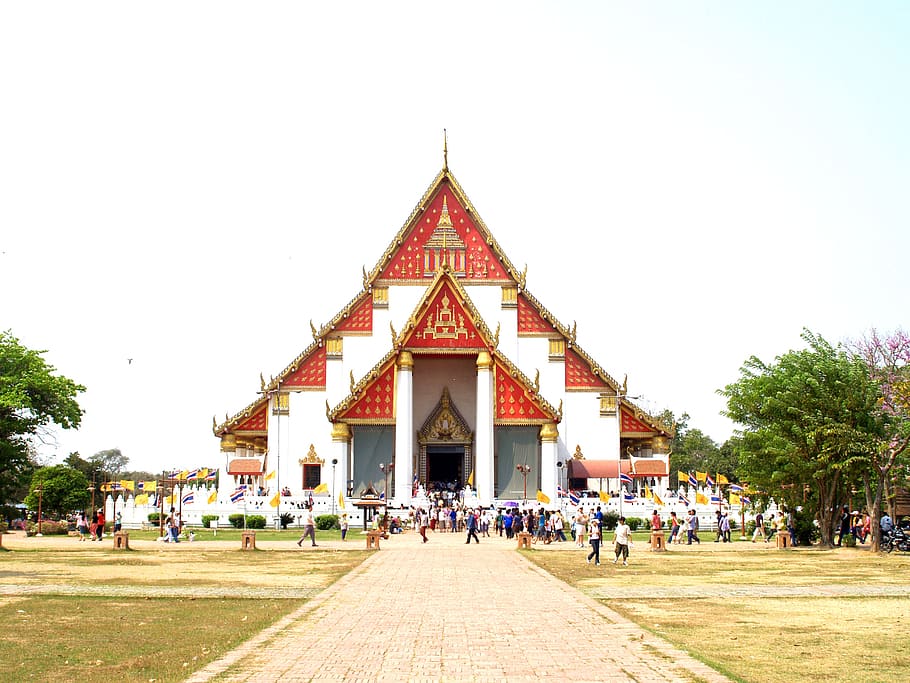 ayutthaya, tailândia, etnia, escultura, oriental, viagem, estátua, wat, marco, cultura