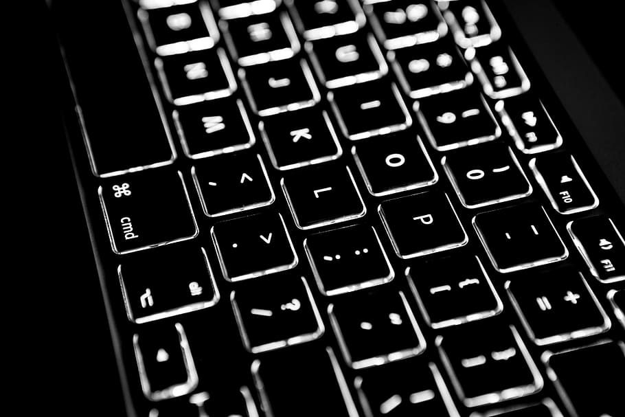 close, shot, laptop backlit, laptop  backlit keyboard, captured, canon 5, 5d, Close up shot, laptop, backlit