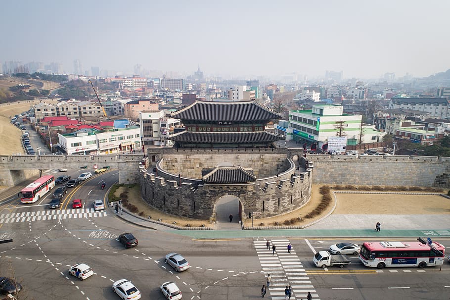 travel, city, structure, unesco world heritage, world traditional heritage, unesco, mars, device security, hwaseong fortress, republic of korea