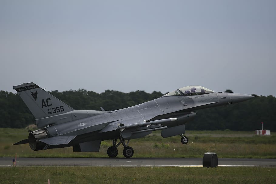 F-16C, Fighting Falcon, Angkatan Udara AS, falcon memerangi, pesawat terbang, militer, Kendaraan udara, Angkatan udara, Pesawat tempur, penerbangan