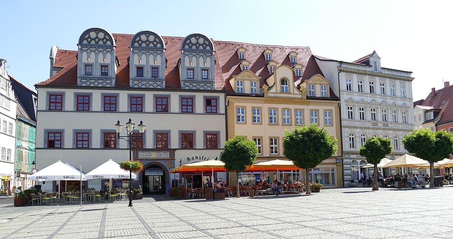 naumburg, saxony-anhalt, historic center, historically, market, space, building exterior, architecture, built structure, city