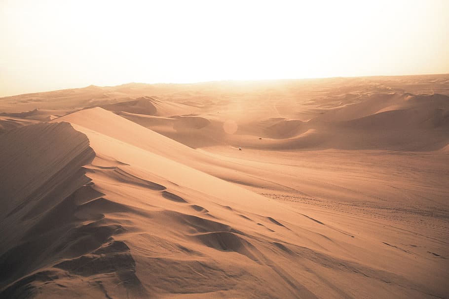 lanskap gurun, Gurun, lanskap, Peru, alam, panas, pasir Dune, pasir, scenics, kering