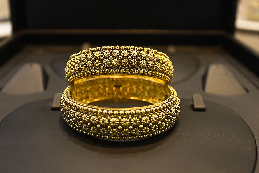 emas, perhiasan, gelang, bunga, cantik, verma, gelang emas, berwarna emas, kekayaan, merapatkan