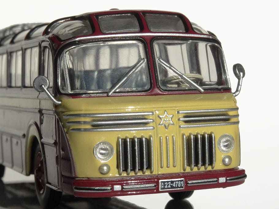 henschel hs 100 n, 1953, bus, mobil model, model mobil, mainan, mobil mainan, gaya retro, kendaraan bermotor, moda transportasi