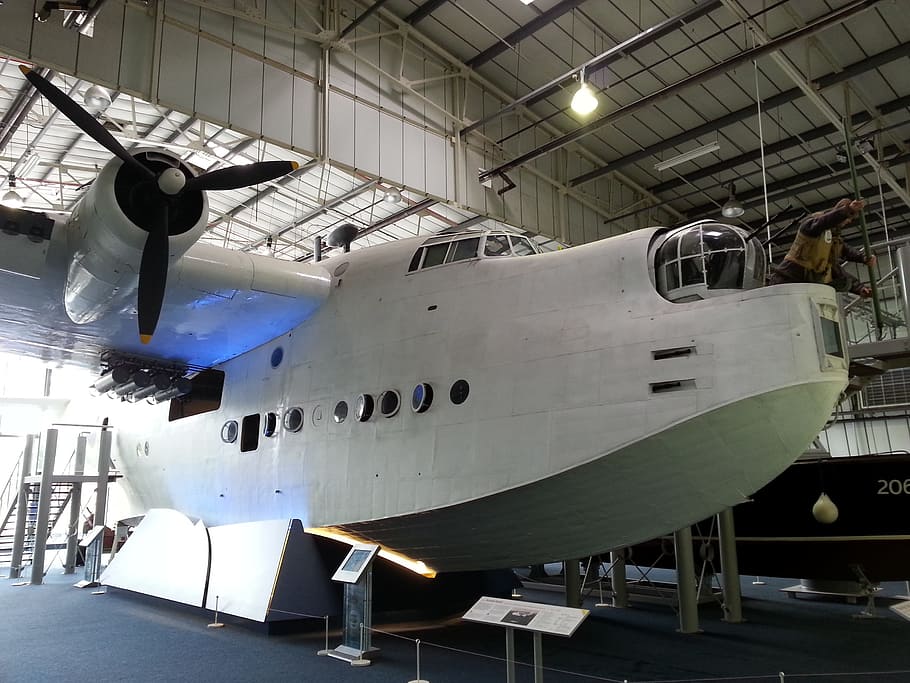Museum, Flying Boat, Aeroplane, Seaplane, flying, plane, airplane, transport, air, aircraft