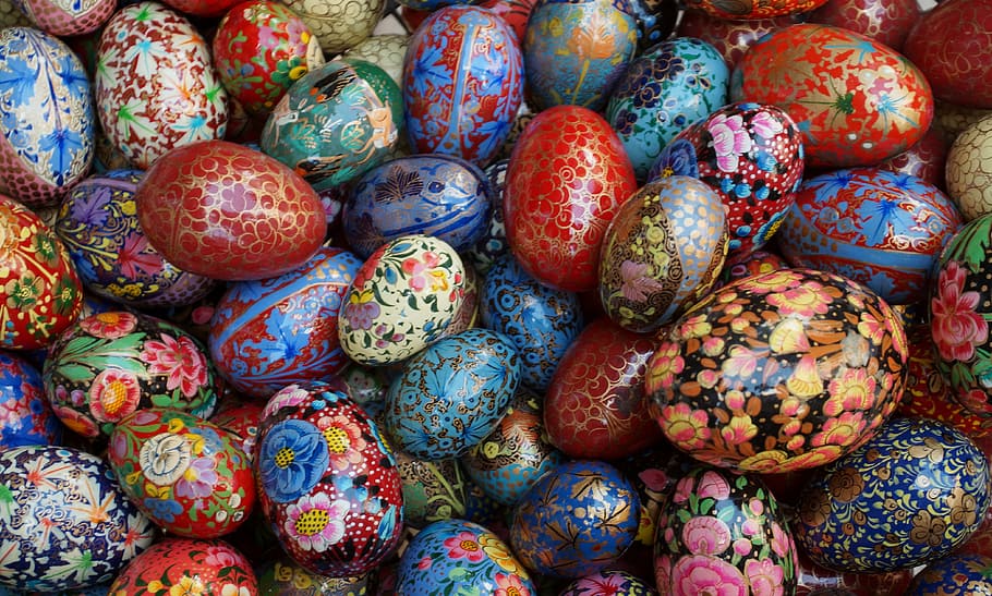 卵, 装飾, イースター, 休日, シンボル, お祝い, 飾り, デザイン, パターン, コレクション